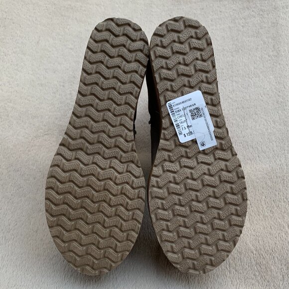 Diba True Comet Ride Circle It Suede Wedge Platform Booties Sz 7.5 NWT - Picture 13 of 16